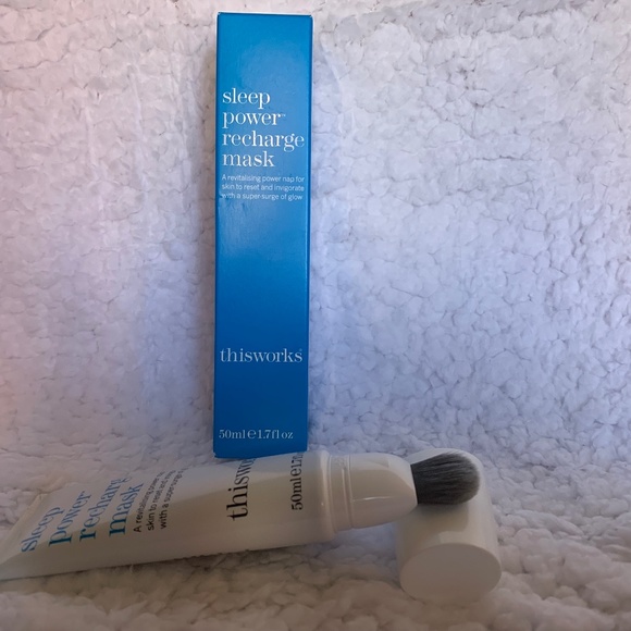 this works sleep power recharge mask + BONUS in transit pollution shield - NIB - Picture 1 of 3